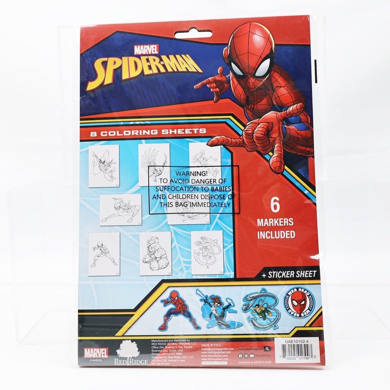 SKOODLE Marvel Spider Man Coloring Sheets | Art & Craft Kit | Fun Activity | Age 3+- Pack Of 02 - Image 2